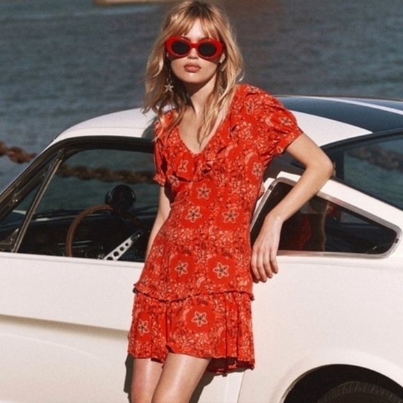 Spell and the Gypsy Collective Celestial Bohemian Mini Dress - Picture 1 of 9